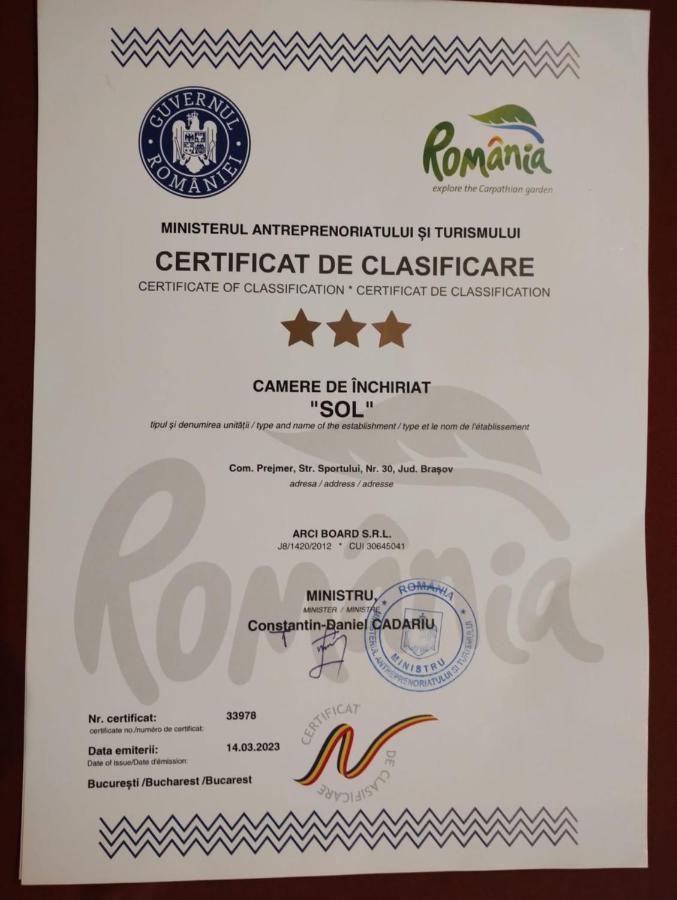 Vila Sol Prejmer Екстер'єр фото